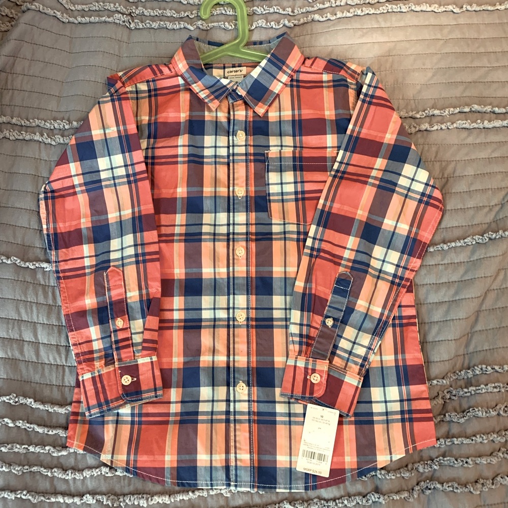 Carter’s boys long sleeve button down shirt